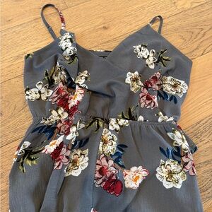 Petite Floral Jumpsuit